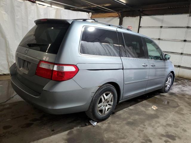 5FNRL38756B002483 - 2006 HONDA ODYSSEY EXL BLUE photo 3