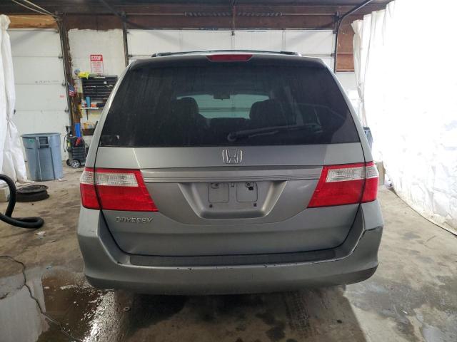 5FNRL38756B002483 - 2006 HONDA ODYSSEY EXL BLUE photo 6