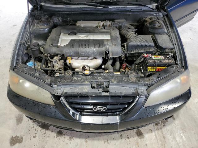 KMHDN46D96U225731 - 2006 HYUNDAI ELANTRA GLS BLACK photo 11