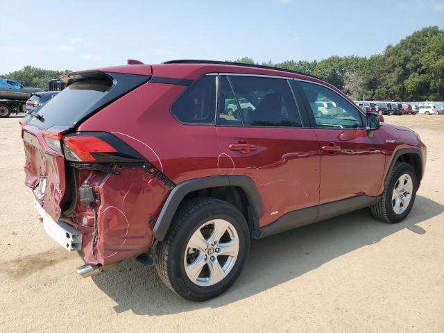 2T3RWRFV6MW113501 - 2021 TOYOTA RAV4 XLE BURGUNDY photo 3