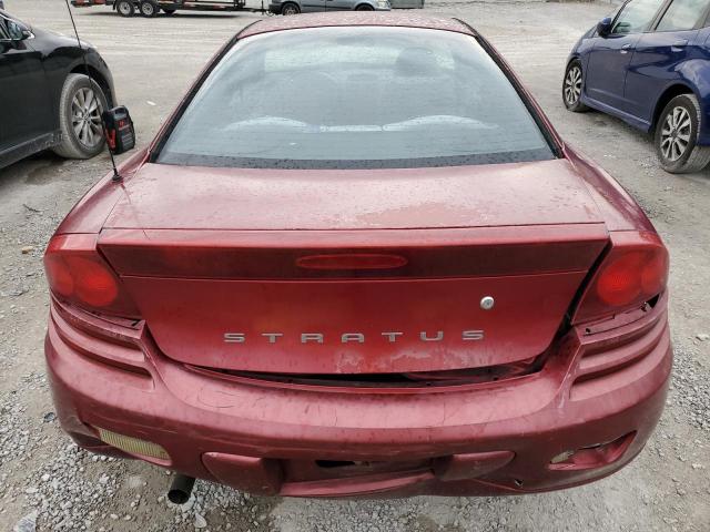 4B3AG42G91E215138 - 2001 DODGE STRATUS SE RED photo 6