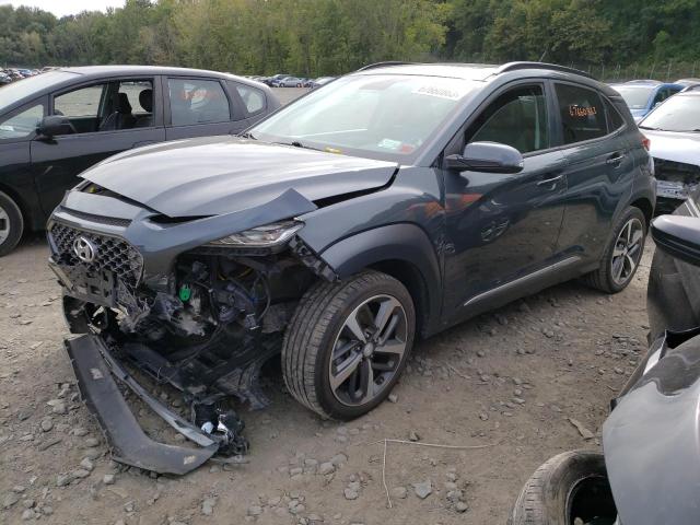 KM8K33A52JU174427 - 2018 HYUNDAI KONA LIMITED GRAY photo 1