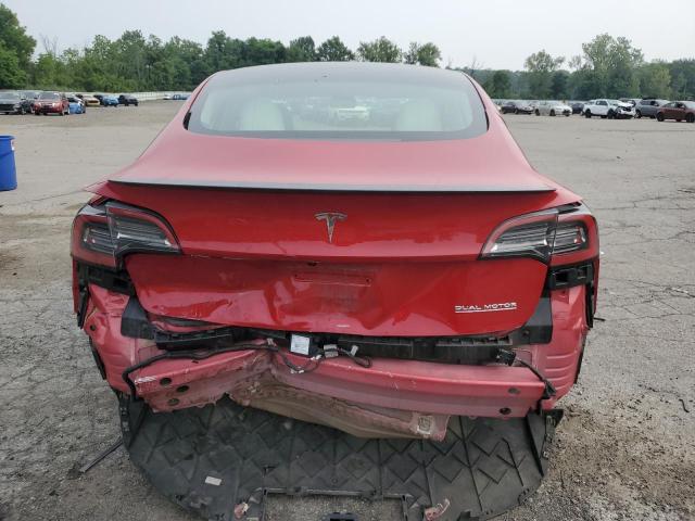 5YJ3E1EC4PF412599 - 2023 TESLA MODEL 3 Қызыл фото 6