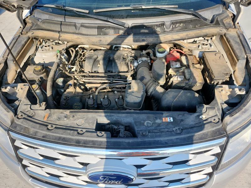 1FM5K7D87KGA87698 - 2019 FORD EXPLORER XLT ვერცხლისფერი ფოტო 12