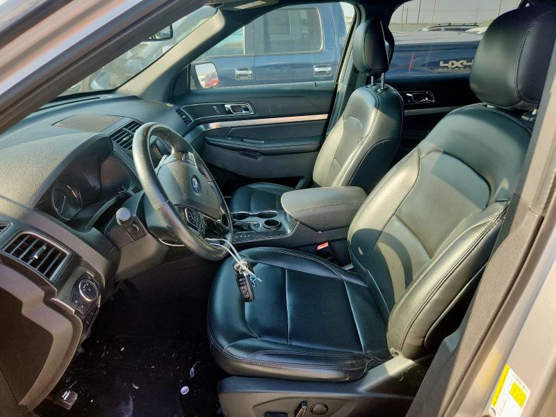 1FM5K7D87KGA87698 - 2019 FORD EXPLORER XLT ვერცხლისფერი ფოტო 7