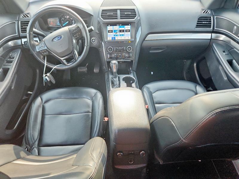 1FM5K7D87KGA87698 - 2019 FORD EXPLORER XLT ვერცხლისფერი ფოტო 8