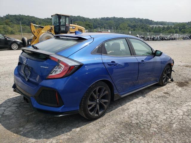 SHHFK7G41JU205141 - 2018 HONDA CIVIC SPORT BLUE photo 3