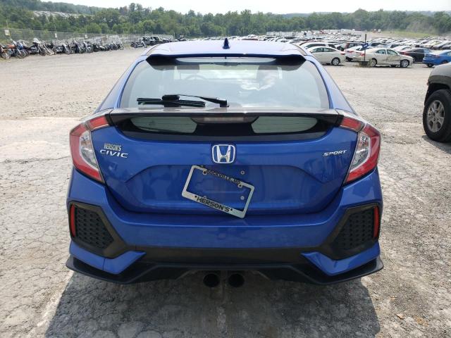 SHHFK7G41JU205141 - 2018 HONDA CIVIC SPORT BLUE photo 6