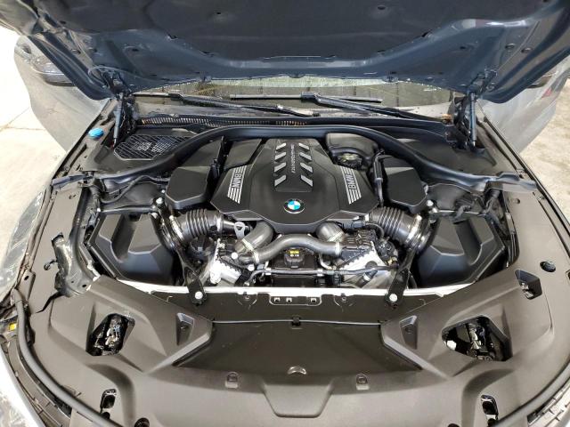 WBABC4C08MCE91845 - 2021 BMW M850XI GRAY photo 11