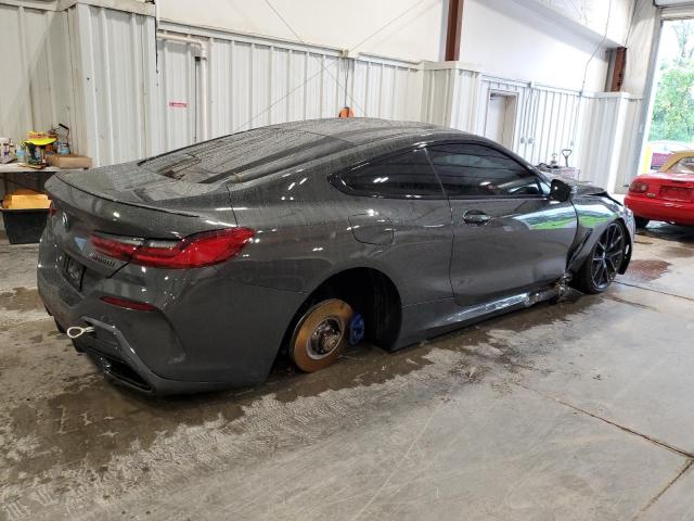 WBABC4C08MCE91845 - 2021 BMW M850XI GRAY photo 3