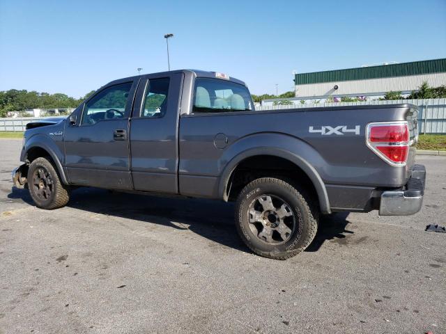 1FTFX1EF1BFD35566 - 2011 FORD F150 SUPER CAB GRAY photo 2