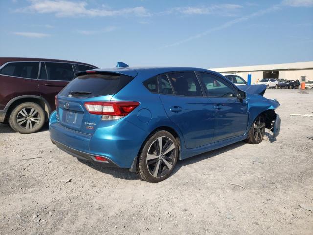 4S3GTAM62H3716645 - 2017 SUBARU IMPREZA SPORT BLUE photo 3