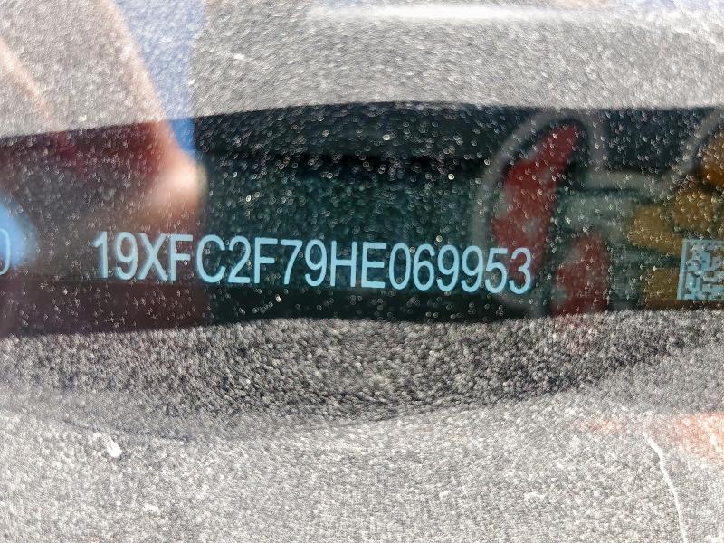 19XFC2F79HE069953 - 2017 HONDA CIVIC EX GRAY photo 12