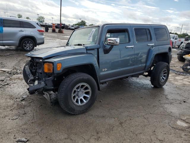 5GTDN13E078193447 - 2007 HUMMER H3 Blau Foto 1
