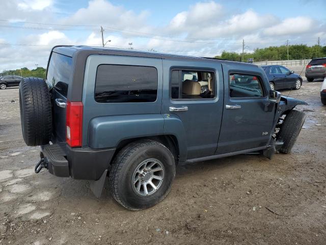 5GTDN13E078193447 - 2007 HUMMER H3 Blau Foto 3
