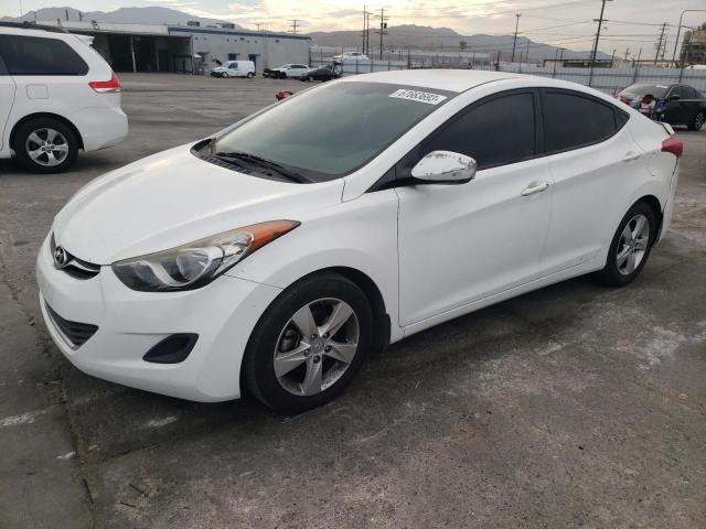 5NPDH4AE9DH232083 - 2013 HYUNDAI ELANTRA GLS WHITE photo 1