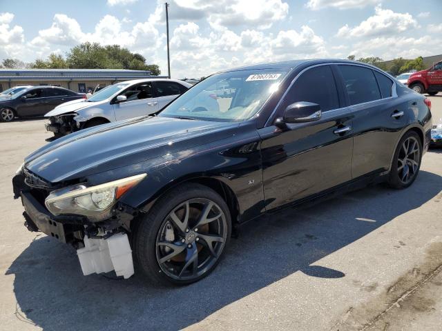 JN1BV7AP8FM330391 - 2015 INFINITI Q50 BASE BLACK photo 1