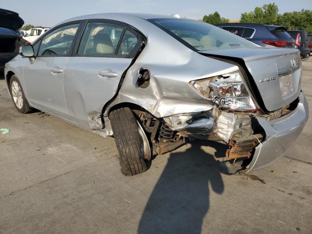 2HGFB2F94CH504476 - 2012 HONDA CIVIC EXL 银色 照片 2