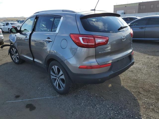 KNDPC3A20B7060930 - 2011 KIA SPORTAGE EX GRAY photo 2