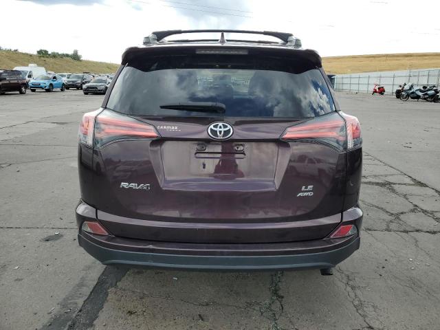 2T3BFREVXGW414019 - 2016 TOYOTA RAV4 LE BURGUNDY photo 6