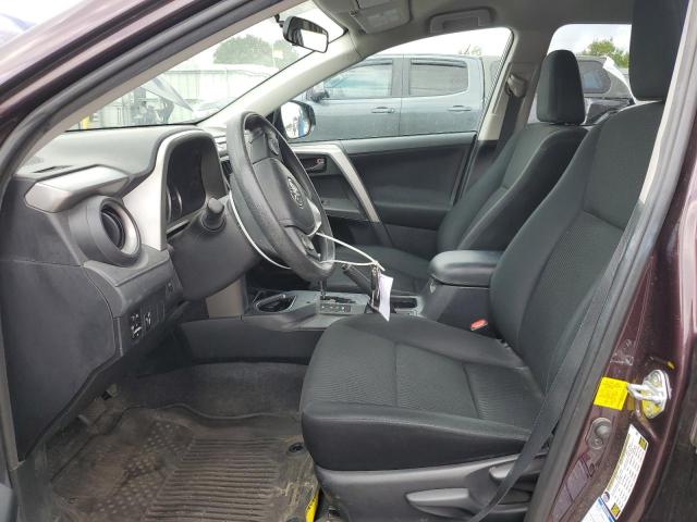 2T3BFREVXGW414019 - 2016 TOYOTA RAV4 LE BURGUNDY photo 7