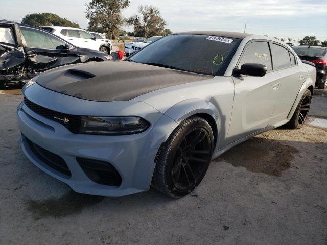 2C3CDXGJ4MH568802 - 2021 DODGE CHARGER SCAT PACK GRAY photo 1