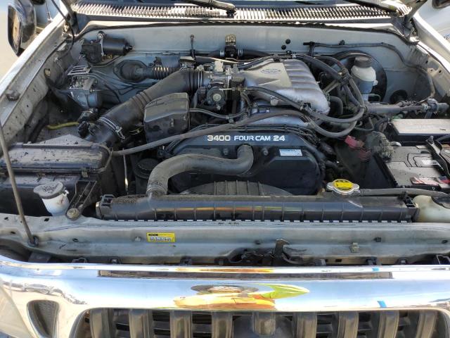 5TESN92N24Z318022 - 2004 TOYOTA TACOMA XTRACAB PRERUNNER ვერცხლისფერი ფოტო 11