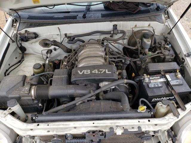 5TBBT4416YS002721 - 2000 TOYOTA TUNDRA ACCESS CAB თეთრი ფოტო 11