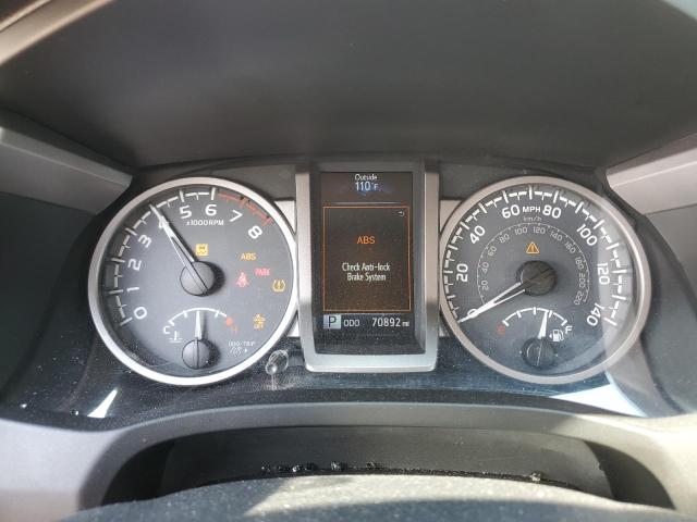 3TMCZ5AN0JM160288 - 2018 TOYOTA TACOMA DOUBLE CAB Grau Foto 9