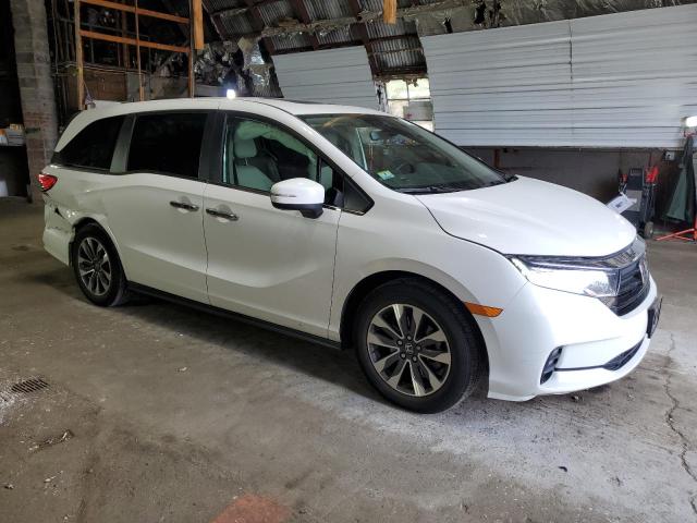 5FNRL6H63PB073787 - 2023 HONDA ODYSSEY EXL WHITE photo 4