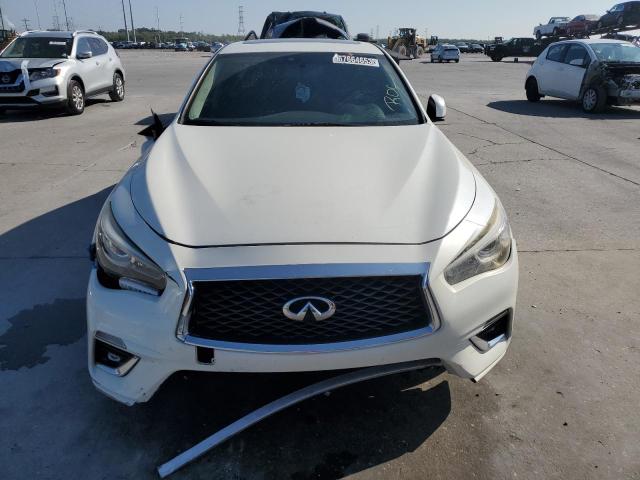 JN1EV7AP8JM355541 - 2018 INFINITI Q50 LUXE WHITE photo 5