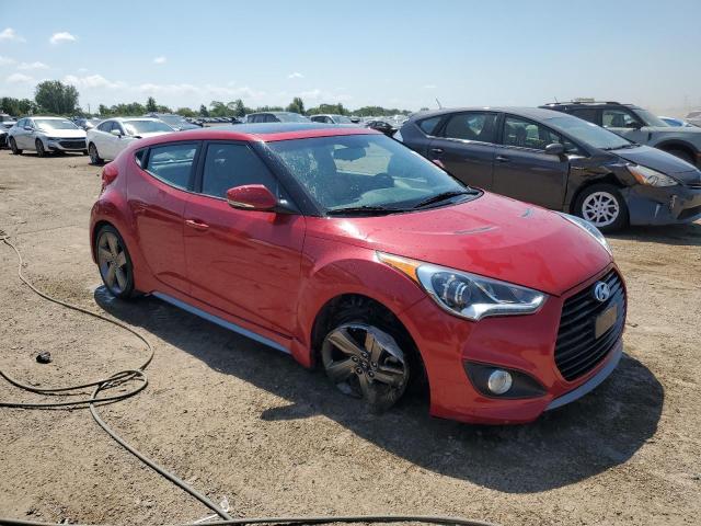 KMHTC6AE4DU106074 - 2013 HYUNDAI VELOSTER TURBO Qırmızı foto 4