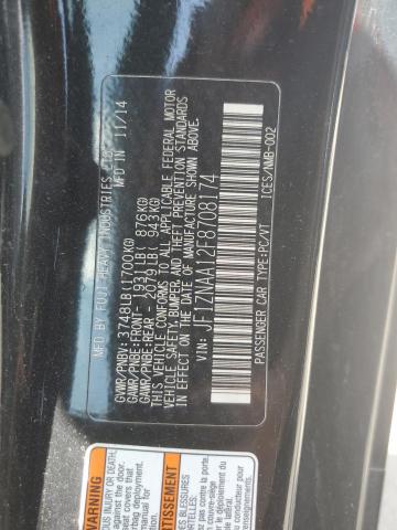 JF1ZNAA12F8708174 - 2015 TOYOTA SCION FR-S BLACK photo 13