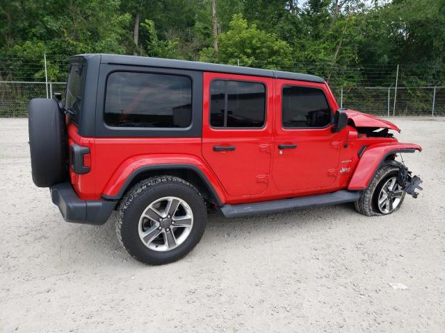 1C4HJXEN8LW161193 - 2020 JEEP WRANGLER U SAHARA RED photo 3