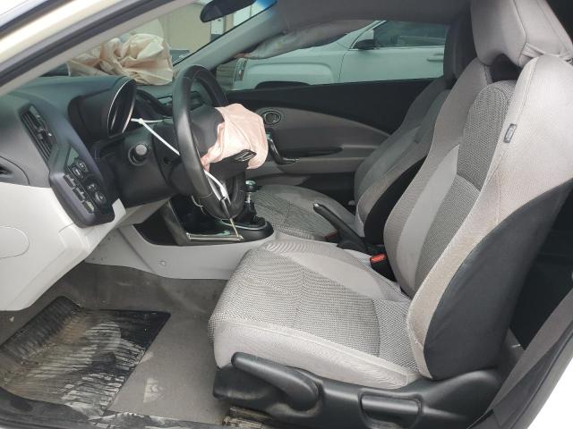 JHMZF1C62CS004540 - 2012 HONDA CR-Z EX თეთრი ფოტო 7