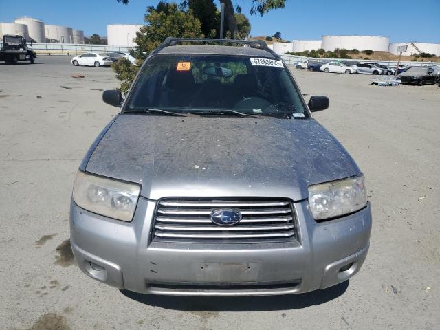 JF1SG63696H720713 - 2006 SUBARU FORESTER 2.5X Gümüş foto 5