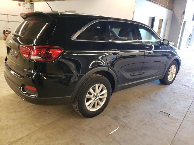 5XYPG4A51KG560795 - 2019 KIA SORENTO LX BLACK photo 3