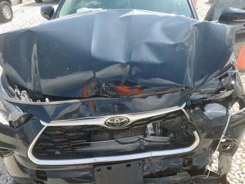 5TDGZRAH8NS540990 - 2022 TOYOTA HIGHLANDER XLE შავი ფოტო 12