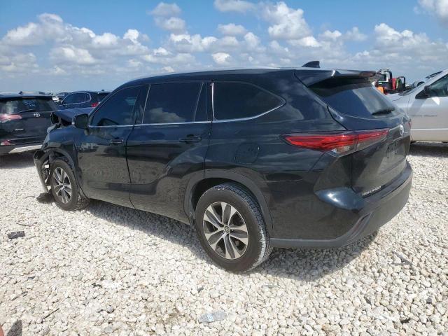5TDGZRAH8NS540990 - 2022 TOYOTA HIGHLANDER XLE შავი ფოტო 2