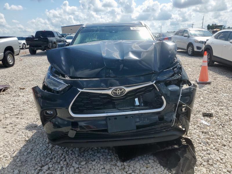 5TDGZRAH8NS540990 - 2022 TOYOTA HIGHLANDER XLE შავი ფოტო 5