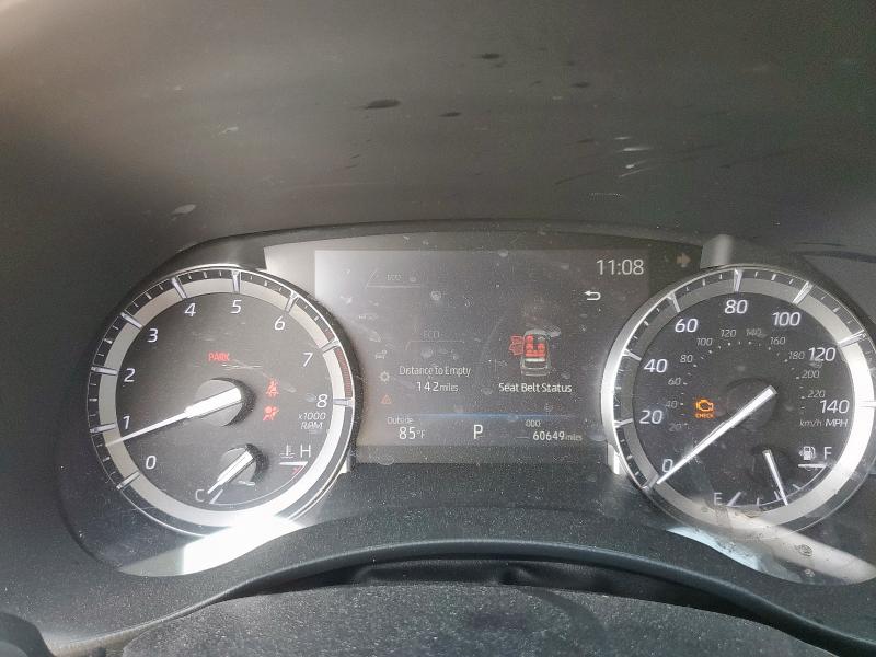 5TDGZRAH8NS540990 - 2022 TOYOTA HIGHLANDER XLE შავი ფოტო 9