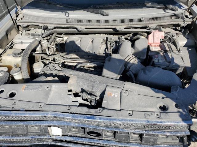 2FMGK5C89FBA07863 - 2015 FORD FLEX SEL SILVER photo 12