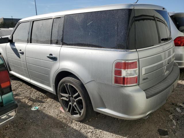 2FMGK5C89FBA07863 - 2015 FORD FLEX SEL SILVER photo 2