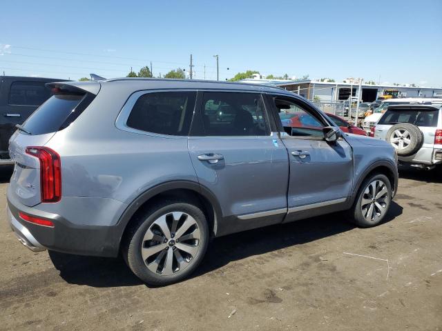 5XYP6DHCXLG013985 - 2020 KIA TELLURIDE S SILVER photo 3