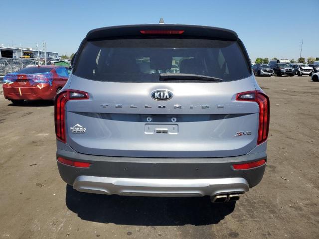 5XYP6DHCXLG013985 - 2020 KIA TELLURIDE S SILVER photo 6