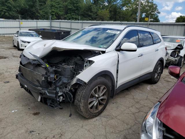 KM8SMDHF5HU223289 - 2017 HYUNDAI SANTA FE SE WHITE photo 1