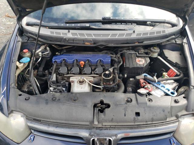 2HGFG12988H500505 - 2008 HONDA CIVIC EXL BLUE photo 11