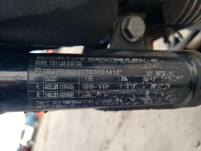 5VPWB36N0D3024412 - 2013 VICTORY MOTORCYCLES HIGH-BALL Schwarz Foto 10