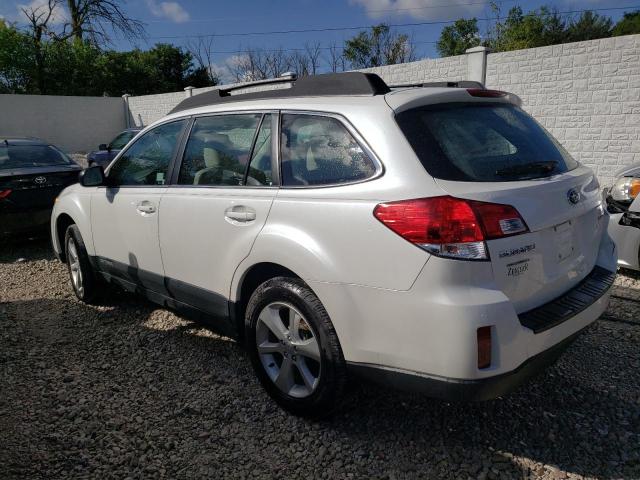 4S4BRCAC9E3247043 - 2014 SUBARU OUTBACK 2.5I WHITE photo 2