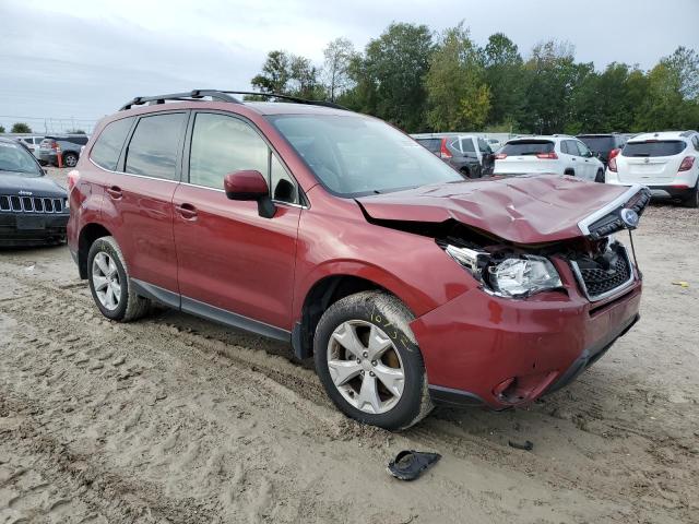 JF2SJAHC9GH527722 - 2016 SUBARU FORESTER 2.5I LIMITED RED photo 4